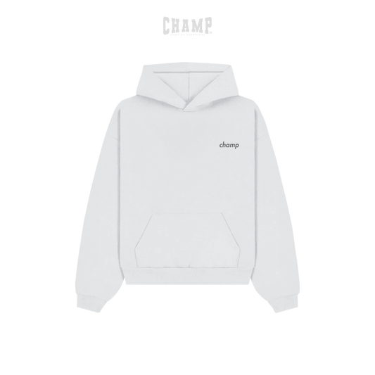 COZY CORE 'GREY' BOXY CROPPED HOODIE V1