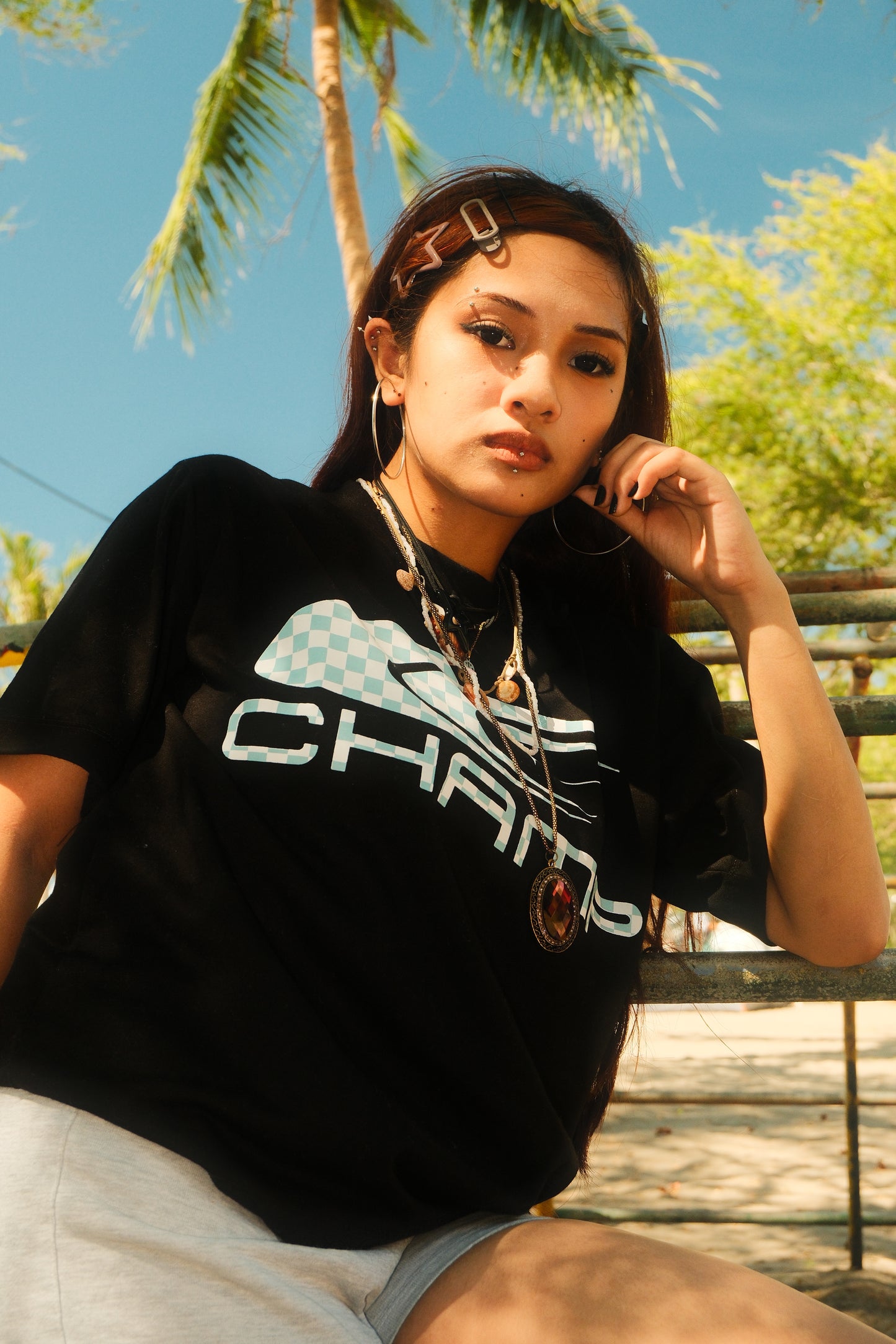 Coastline Tee - Mint Black