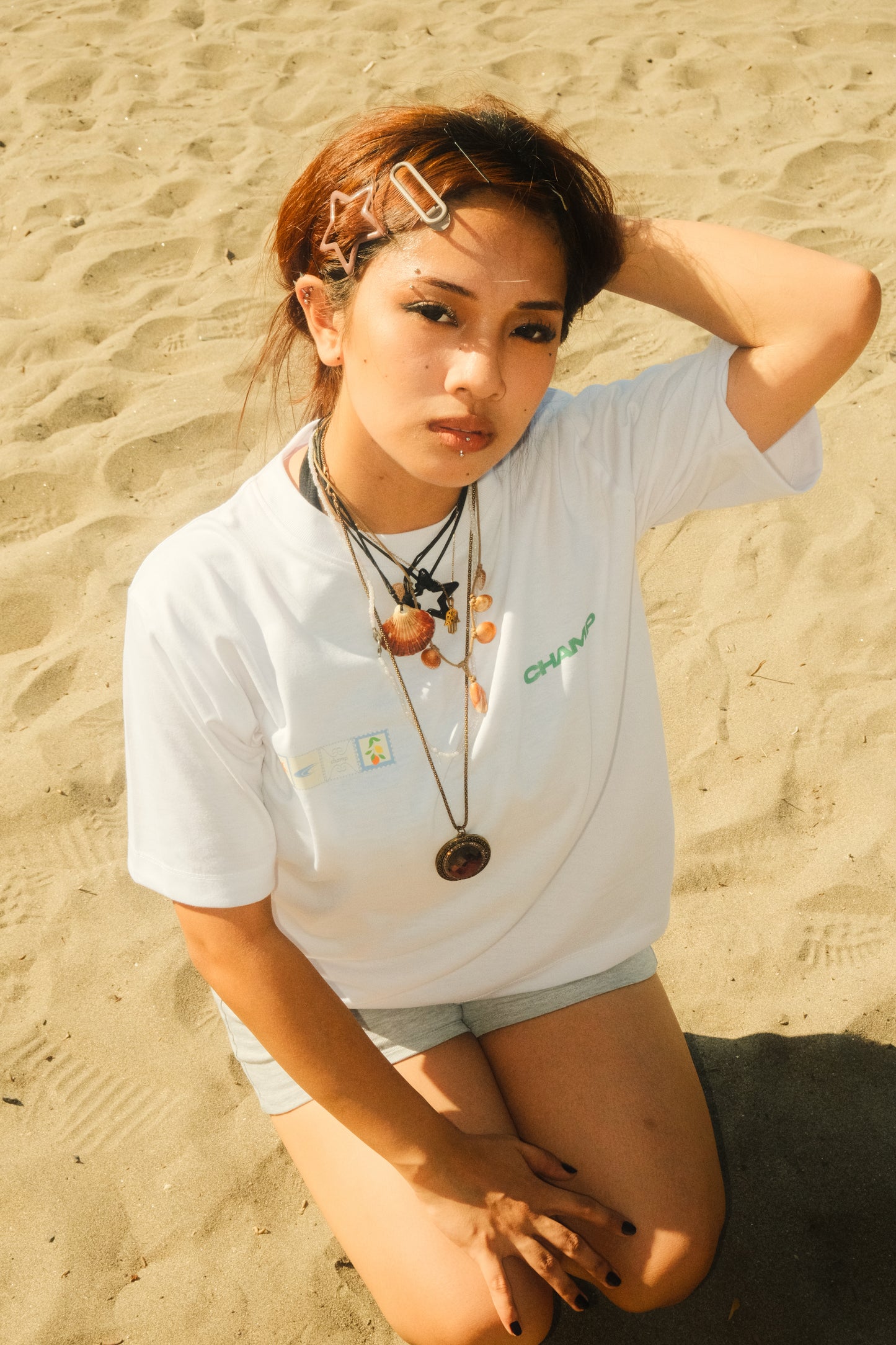 Azure Island Tee - White