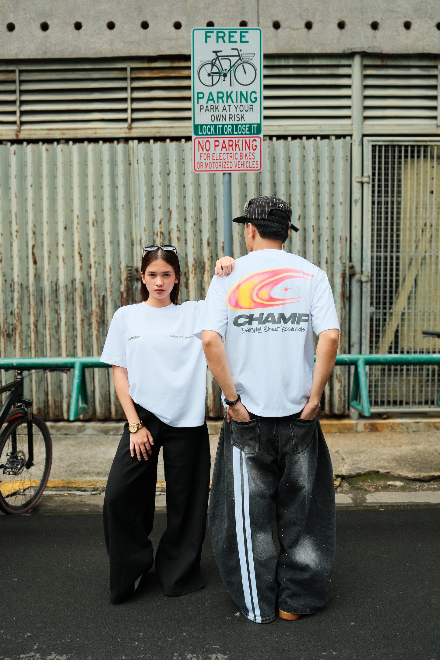 Flare Tee - White