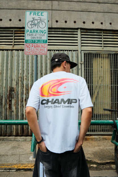 Flare Tee - White