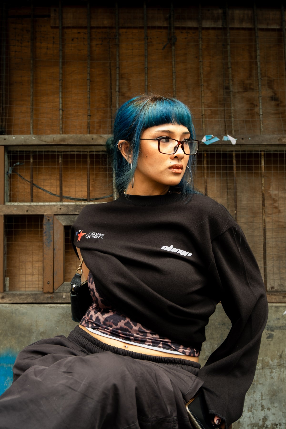 DAILY ESSNTLS BLACK L/S