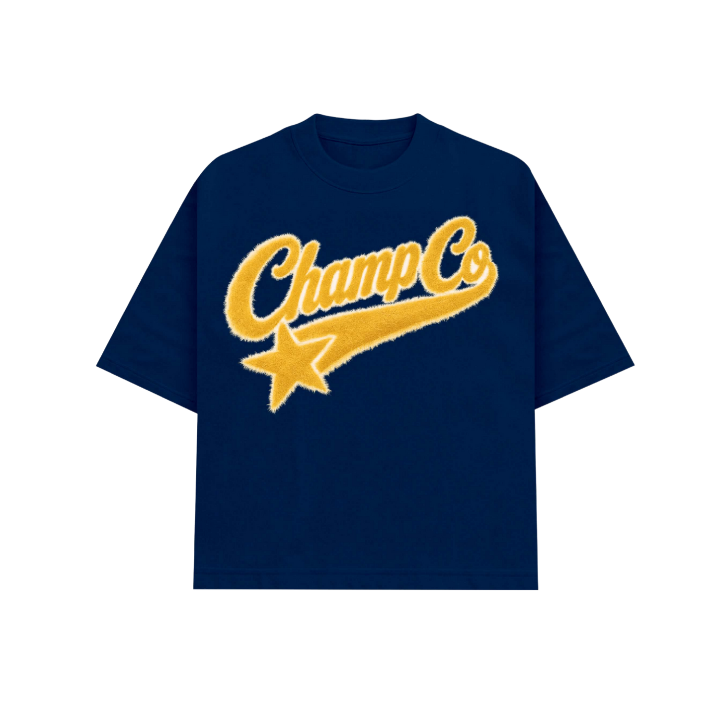 Heritage Script Tee - Navy Blue