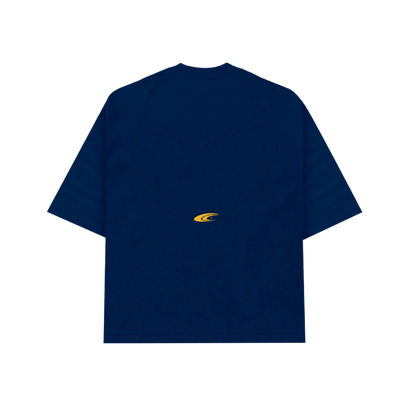 Heritage Script Tee - Navy Blue